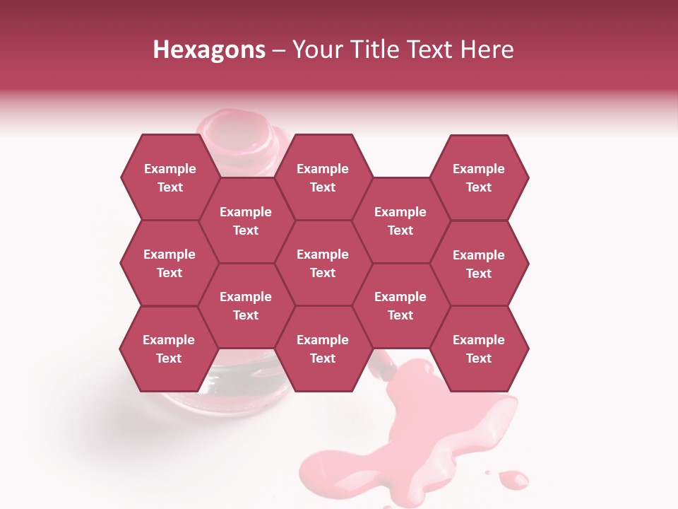 Background Makeup Nail PowerPoint Template