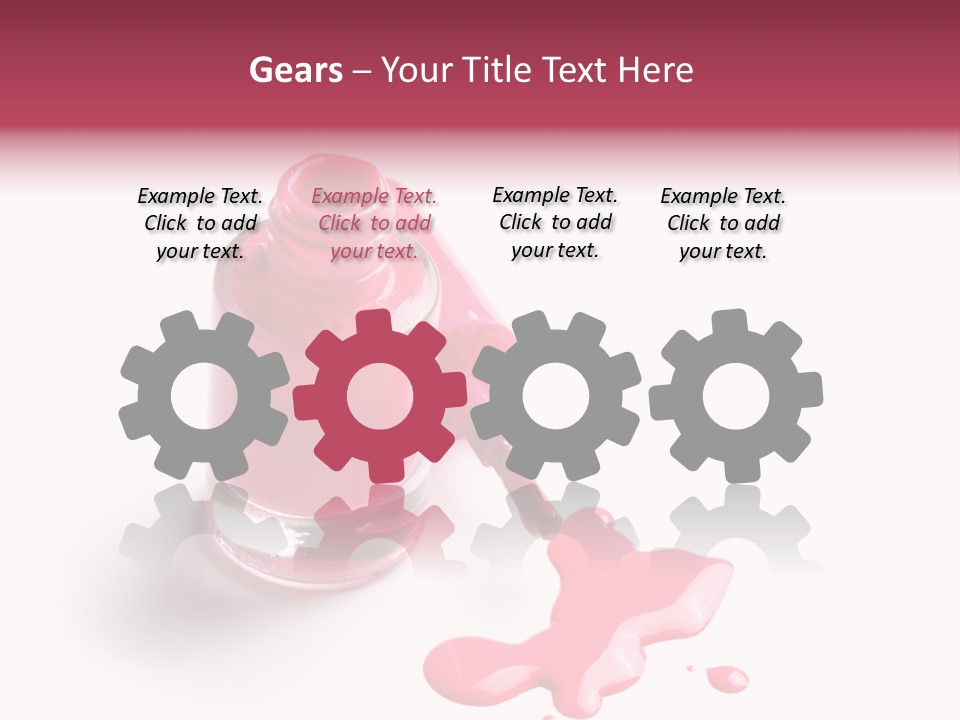 Background Makeup Nail PowerPoint Template