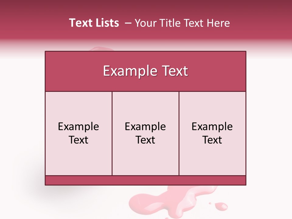 Background Makeup Nail PowerPoint Template