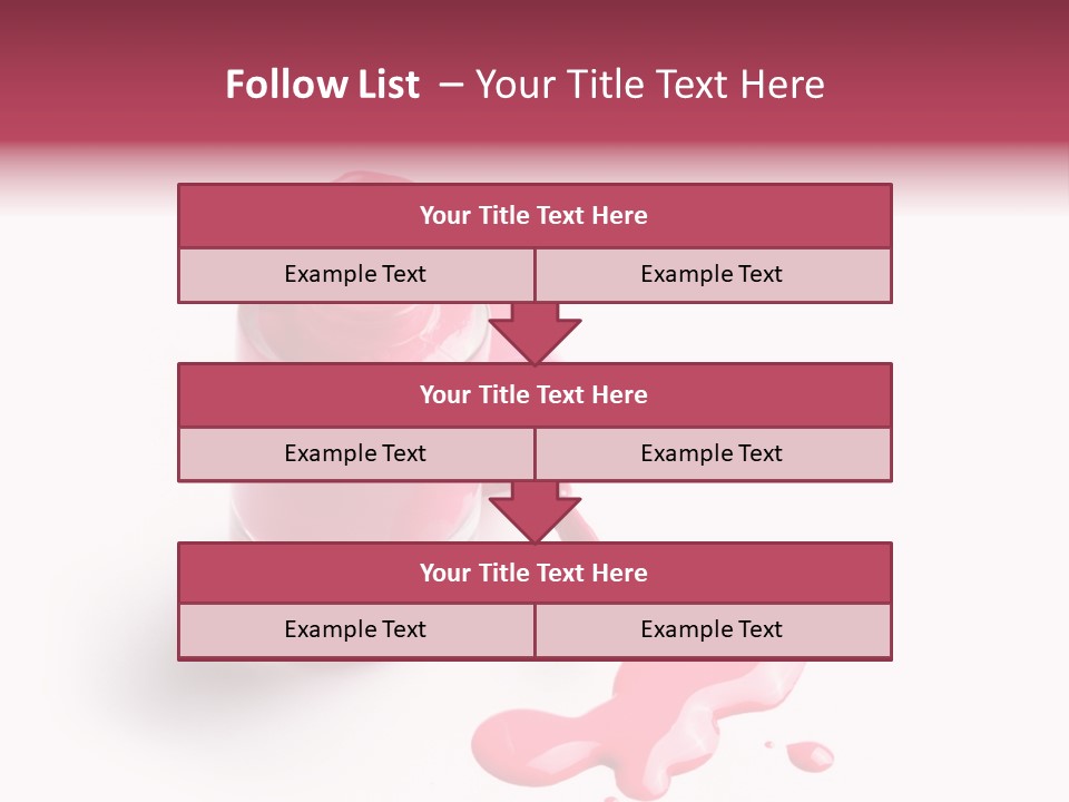Background Makeup Nail PowerPoint Template