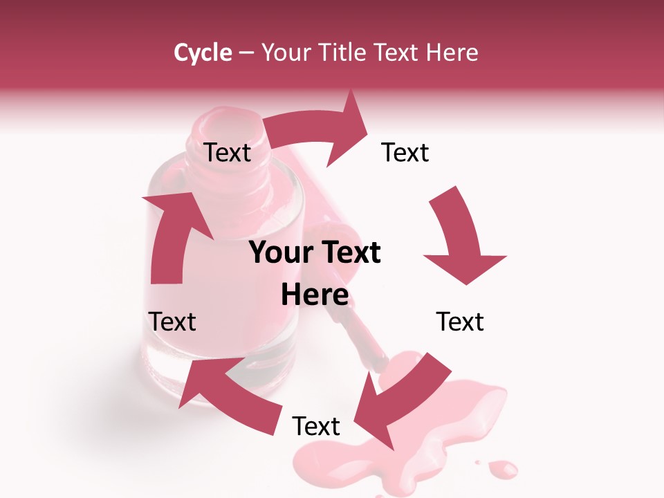 Background Makeup Nail PowerPoint Template