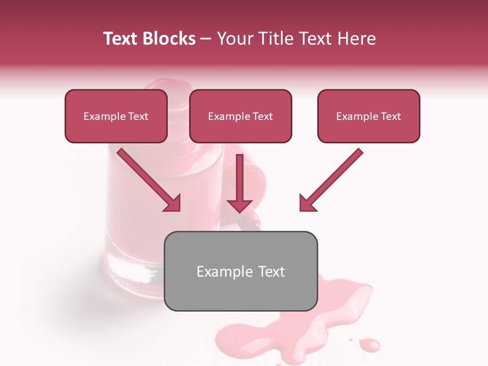Background Makeup Nail PowerPoint Template