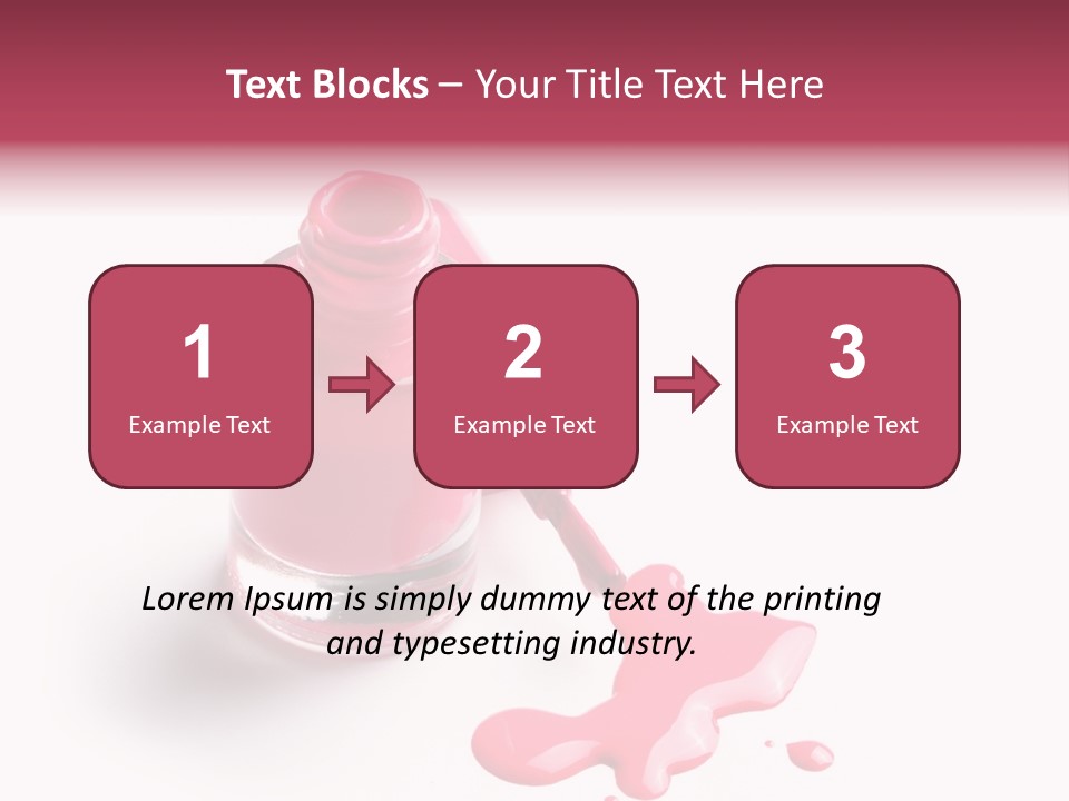 Background Makeup Nail PowerPoint Template