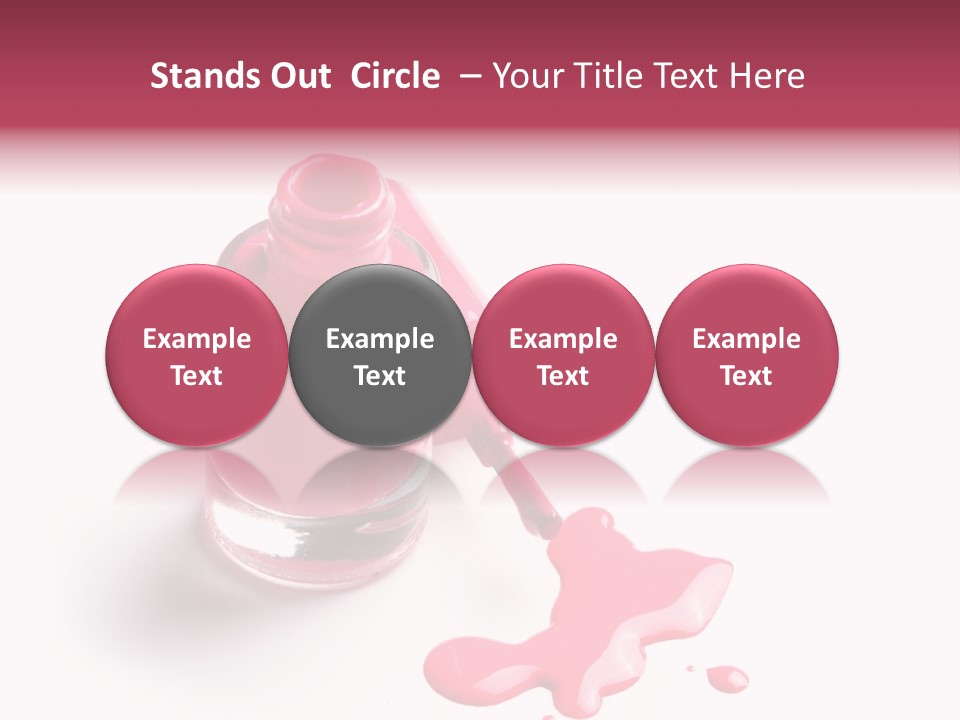 Background Makeup Nail PowerPoint Template