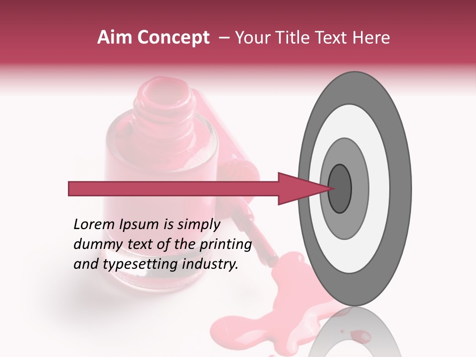 Background Makeup Nail PowerPoint Template