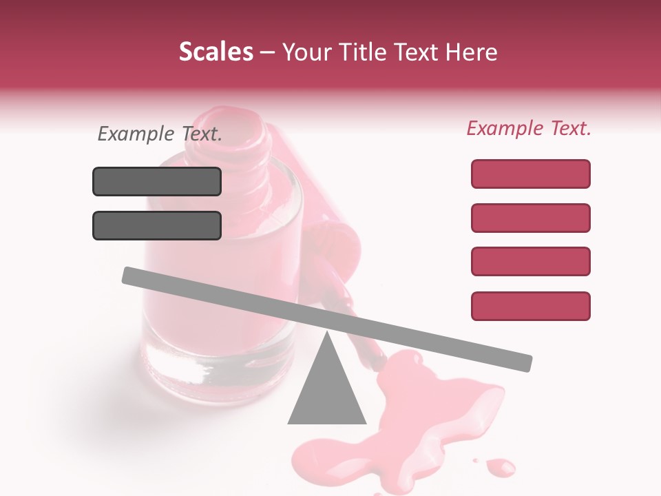 Background Makeup Nail PowerPoint Template