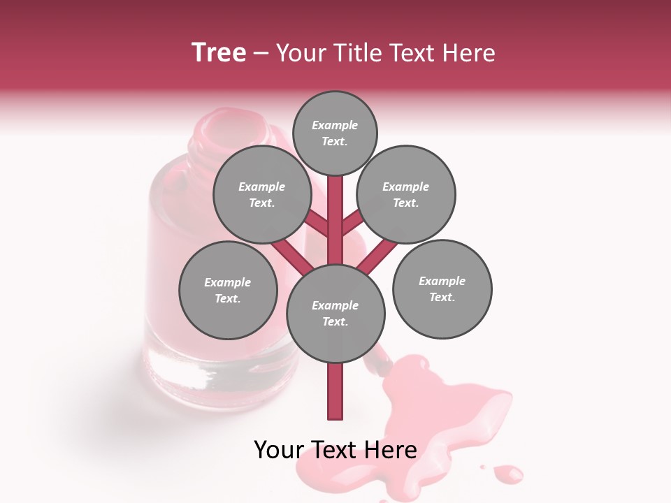 Background Makeup Nail PowerPoint Template