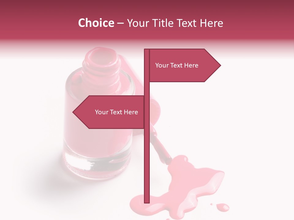 Background Makeup Nail PowerPoint Template