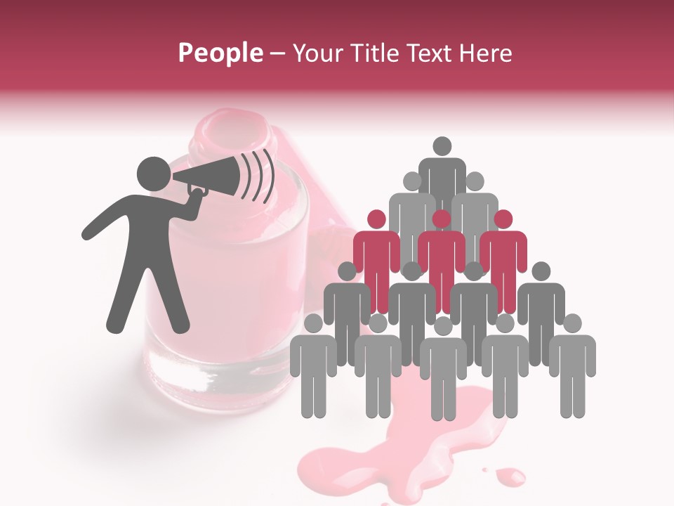 Background Makeup Nail PowerPoint Template