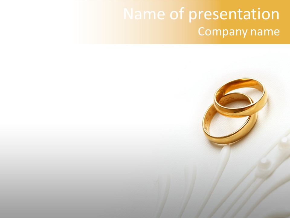 Wedding Copy Jewelry PowerPoint Template