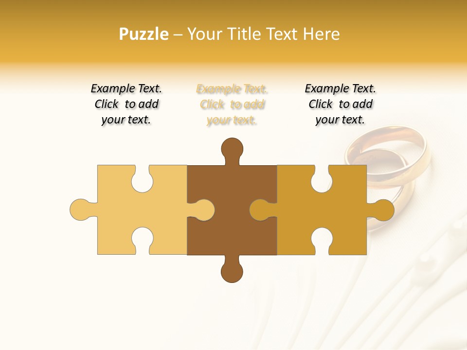 Wedding Copy Jewelry PowerPoint Template