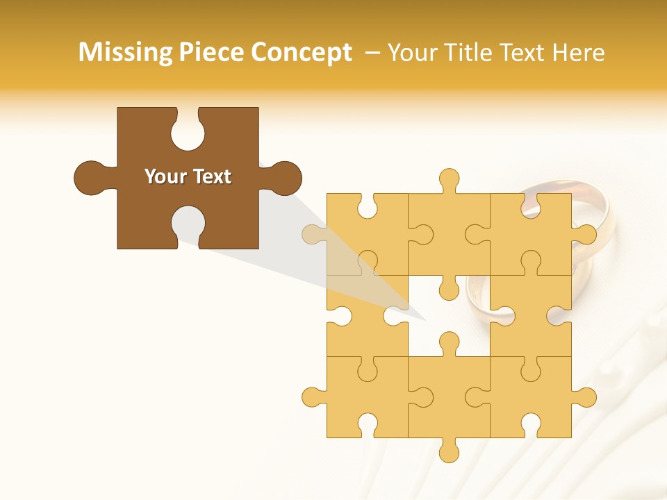 Wedding Copy Jewelry PowerPoint Template