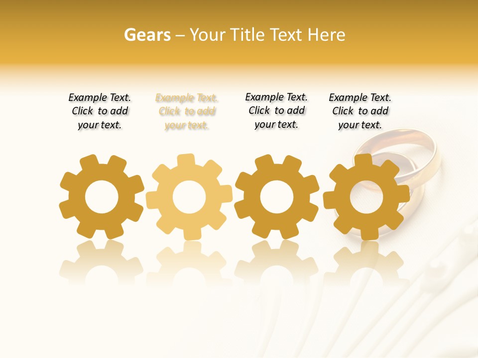 Wedding Copy Jewelry PowerPoint Template
