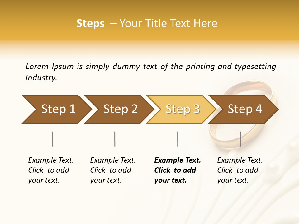 Wedding Copy Jewelry PowerPoint Template