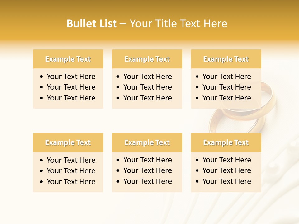 Wedding Copy Jewelry PowerPoint Template