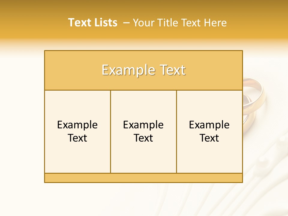 Wedding Copy Jewelry PowerPoint Template