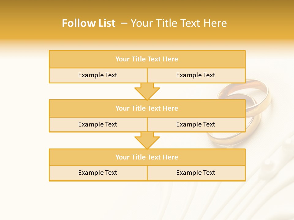 Wedding Copy Jewelry PowerPoint Template