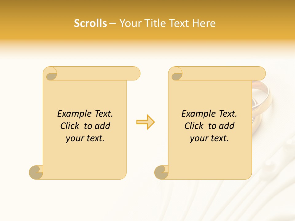 Wedding Copy Jewelry PowerPoint Template