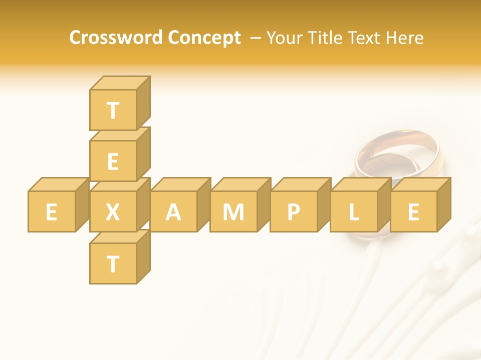 Wedding Copy Jewelry PowerPoint Template