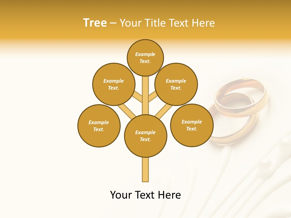 Wedding Copy Jewelry PowerPoint Template