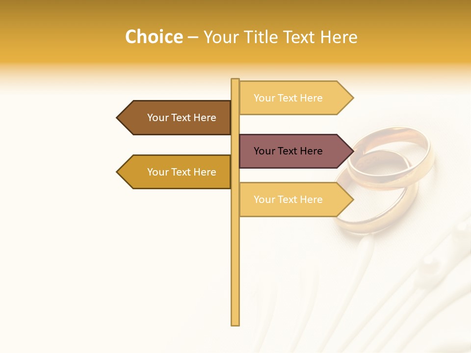 Wedding Copy Jewelry PowerPoint Template