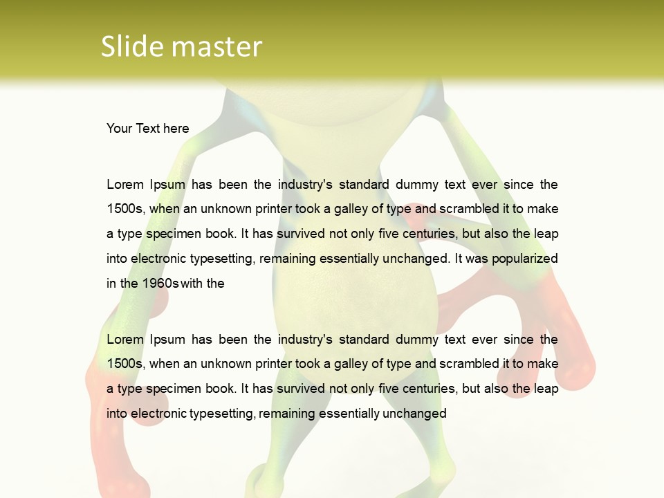 Sunglasses Amphibian Eye PowerPoint Template