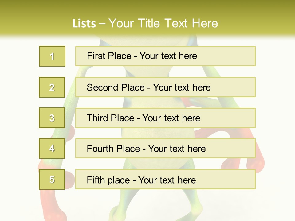 Sunglasses Amphibian Eye PowerPoint Template