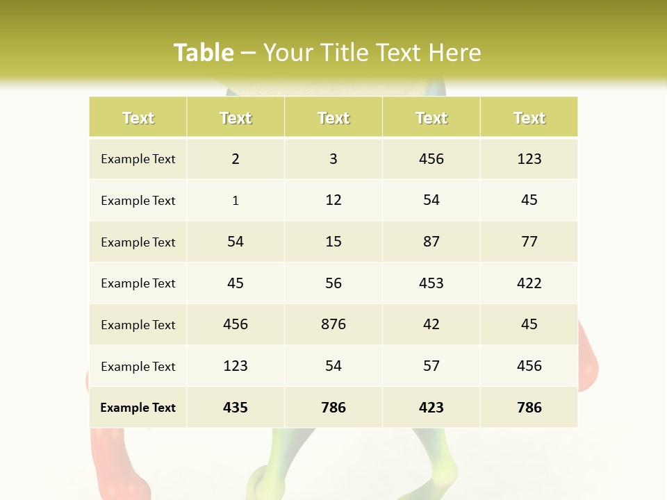 Sunglasses Amphibian Eye PowerPoint Template