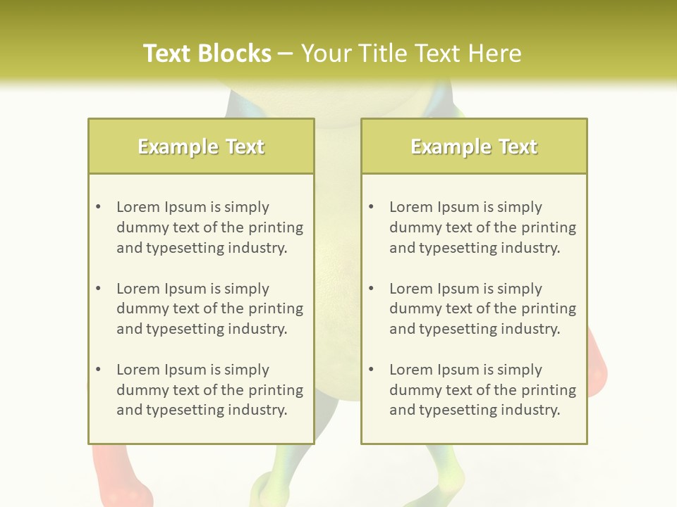Sunglasses Amphibian Eye PowerPoint Template