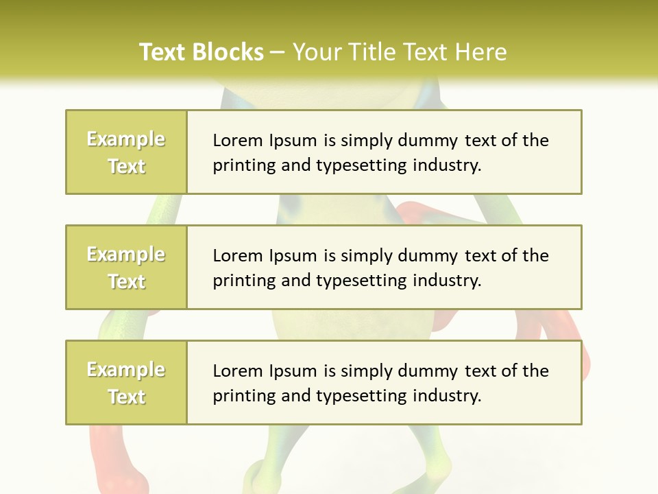 Sunglasses Amphibian Eye PowerPoint Template