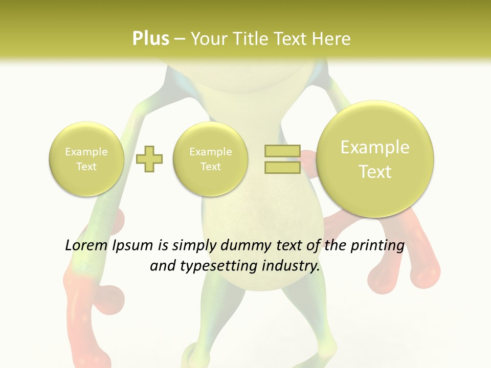 Sunglasses Amphibian Eye PowerPoint Template