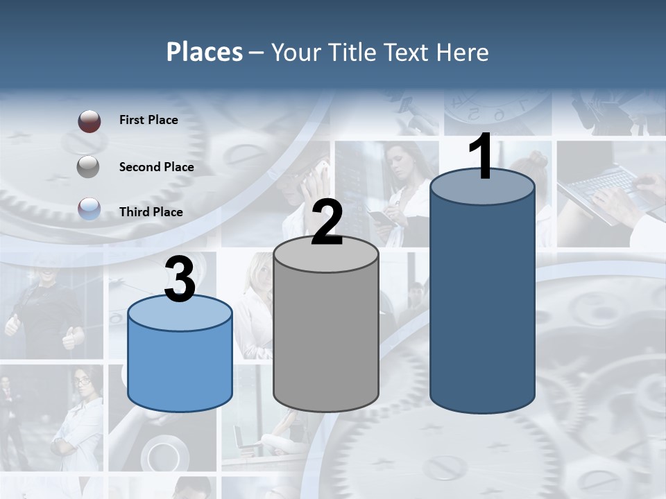 Female Human Finance PowerPoint Template