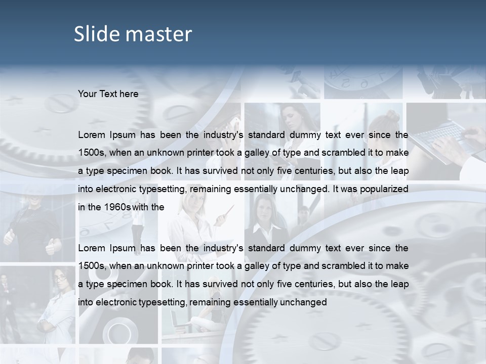 Female Human Finance PowerPoint Template