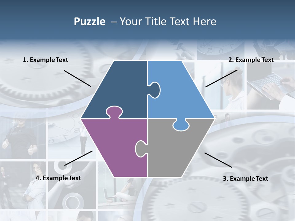 Female Human Finance PowerPoint Template