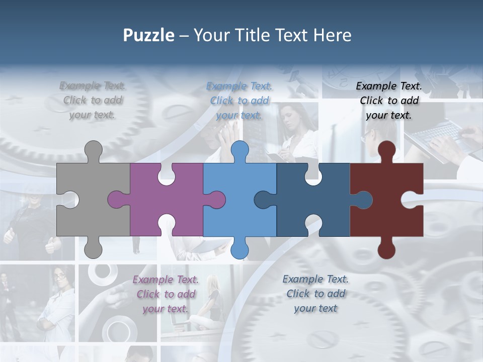 Female Human Finance PowerPoint Template