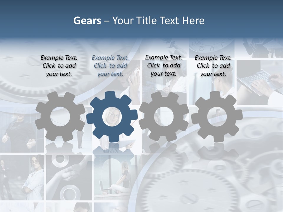 Female Human Finance PowerPoint Template