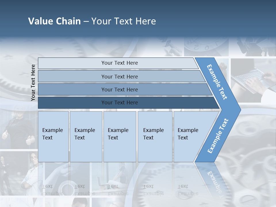 Female Human Finance PowerPoint Template