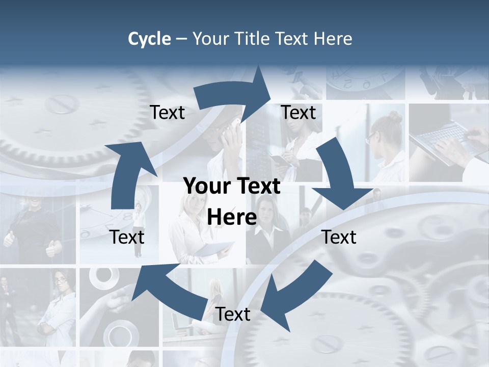 Female Human Finance PowerPoint Template