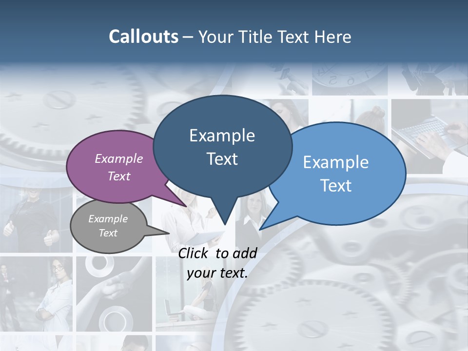 Female Human Finance PowerPoint Template