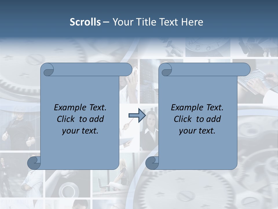 Female Human Finance PowerPoint Template