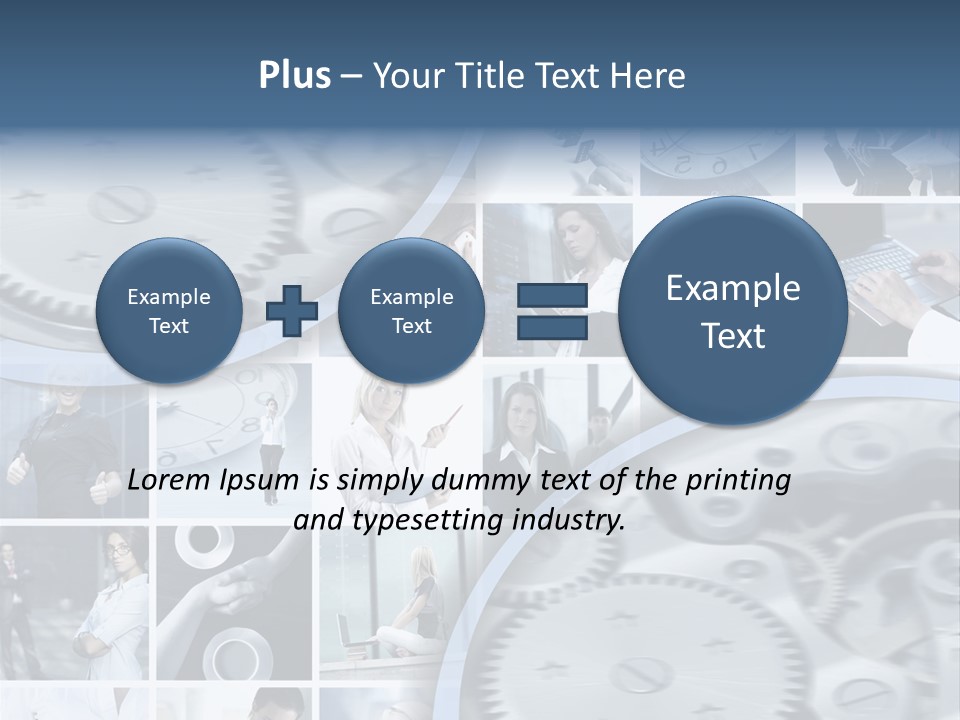 Female Human Finance PowerPoint Template