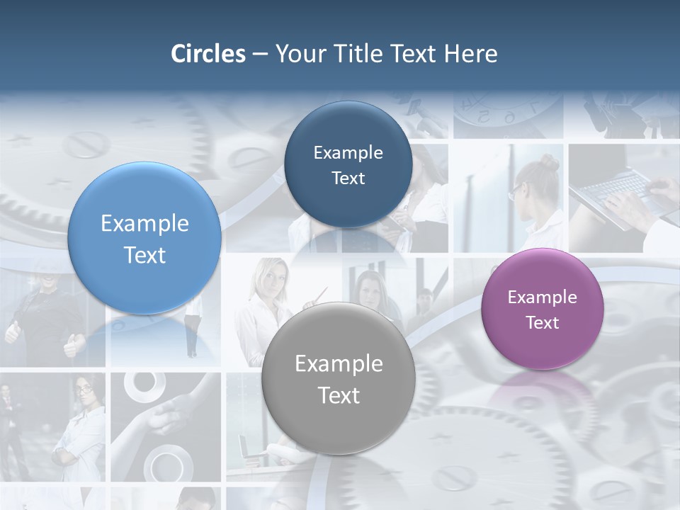 Female Human Finance PowerPoint Template