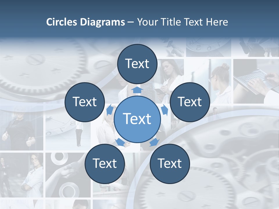 Female Human Finance PowerPoint Template