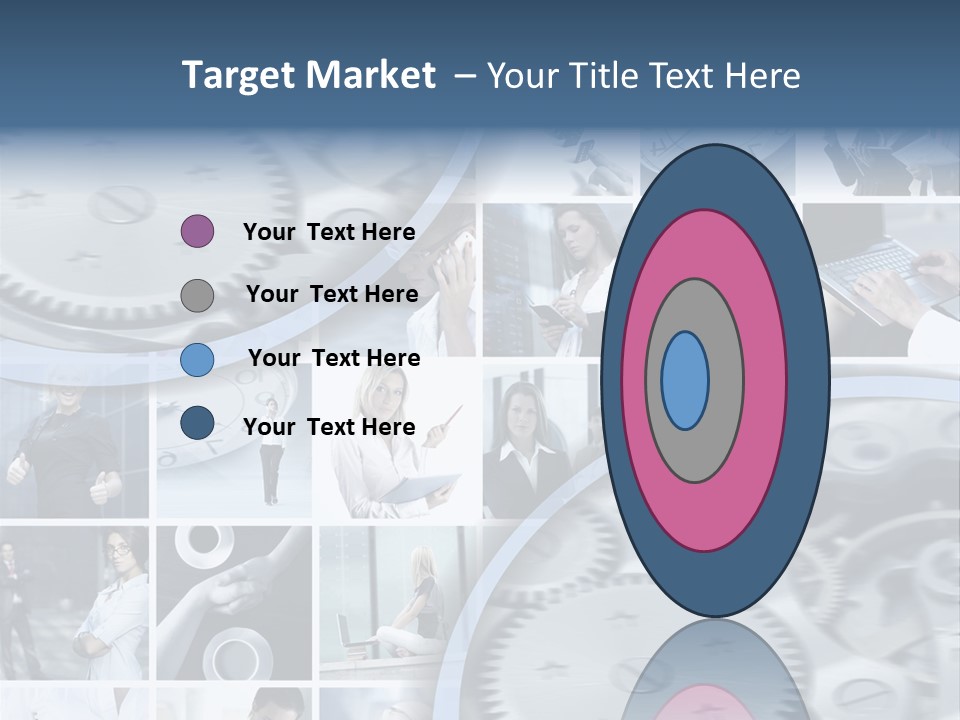 Female Human Finance PowerPoint Template