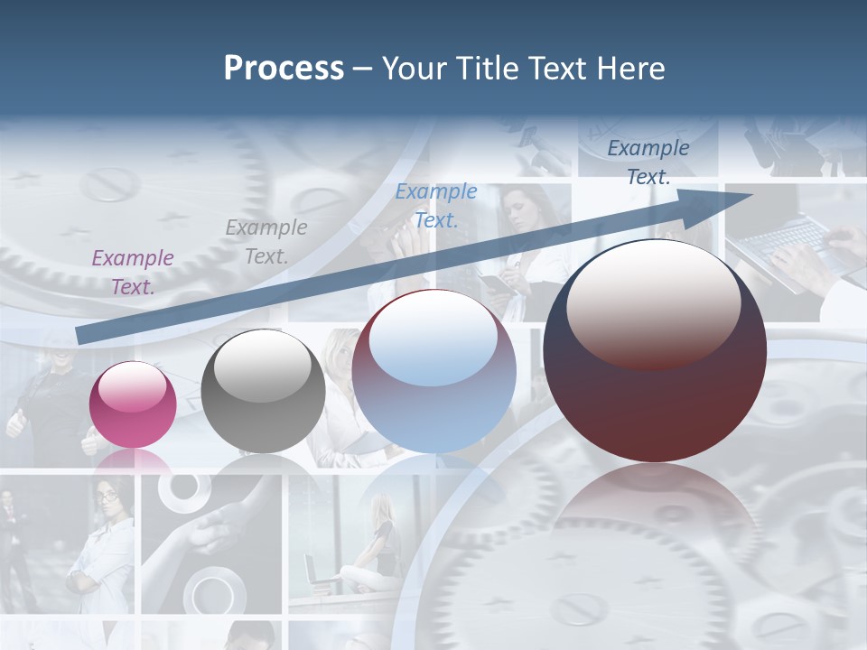 Female Human Finance PowerPoint Template