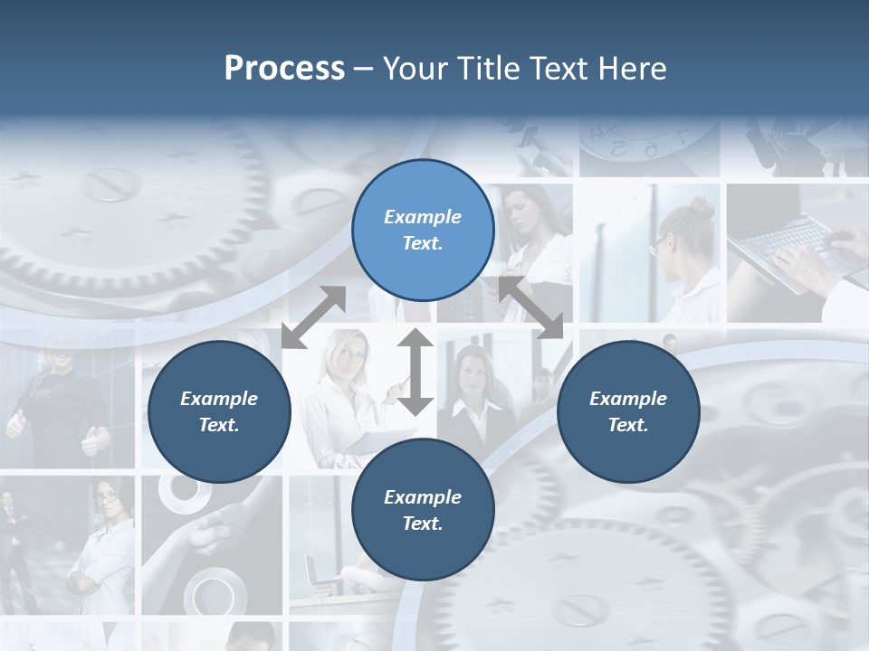 Female Human Finance PowerPoint Template