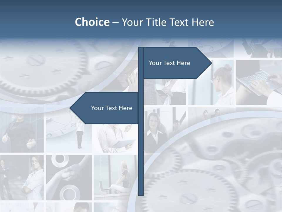 Female Human Finance PowerPoint Template