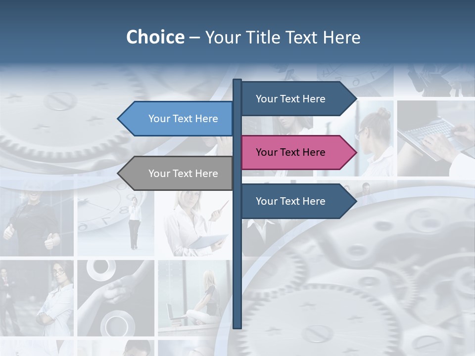 Female Human Finance PowerPoint Template