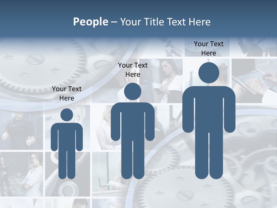 Female Human Finance PowerPoint Template