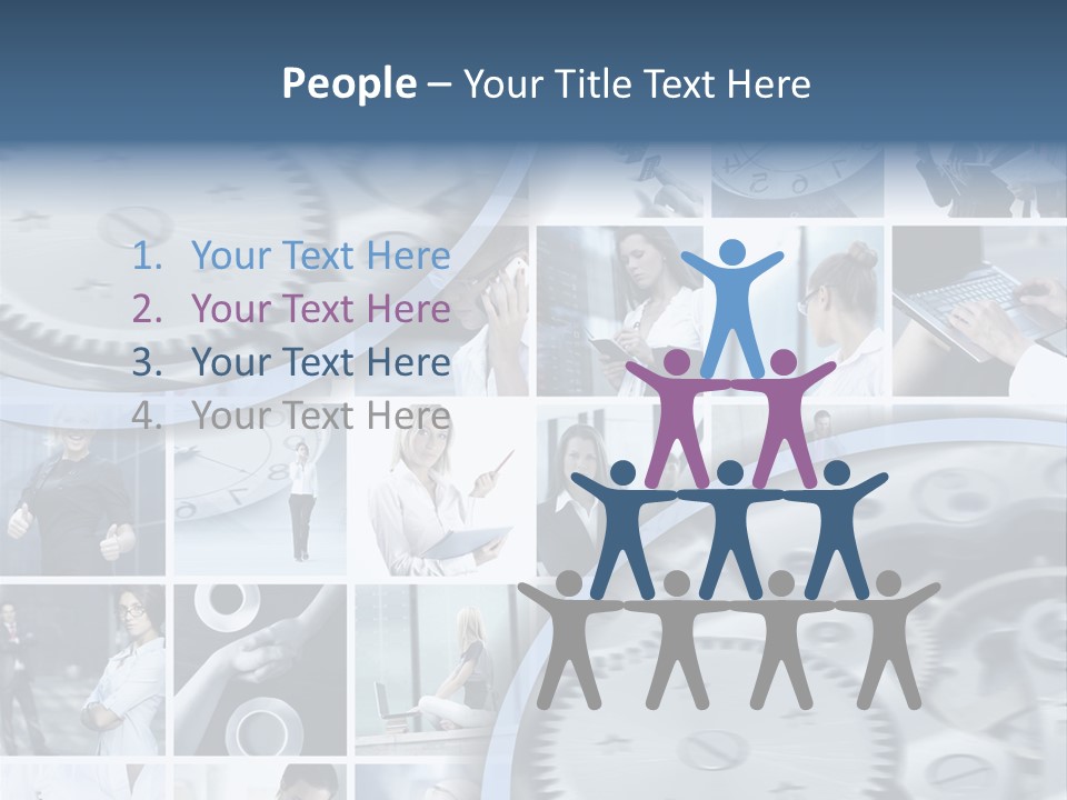 Female Human Finance PowerPoint Template